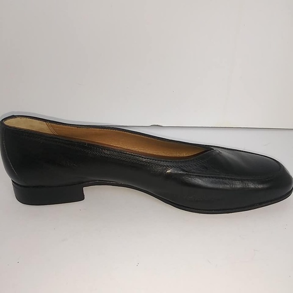Gravati Black Leather Slip On Loafers Sz 10.5M - Picture 5 of 8